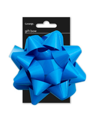 Giant Blue Gift Bow
