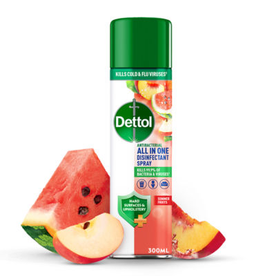 Summer Fruits Antibacterial All in One Disinfectant Spray 300ml thumbnail 3