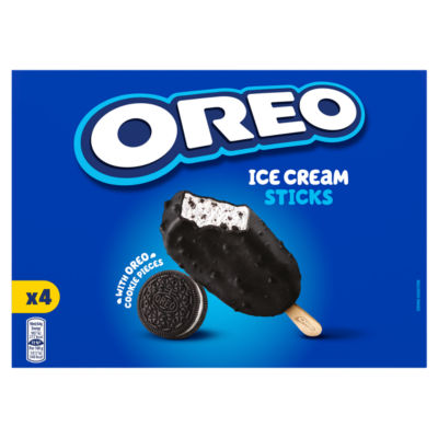 4 Ice Cream Sticks with Oreo Cookie Pieces 4 x 90ml (360ml) thumbnail 2