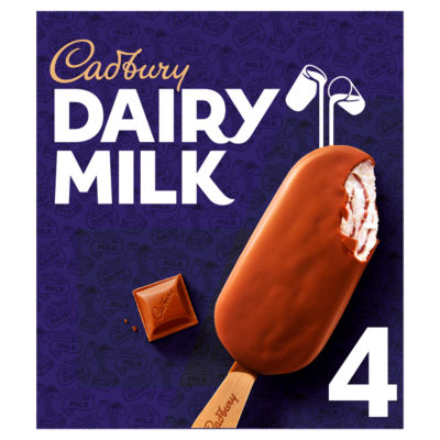 Dairy Milk Ice Cream 4 x