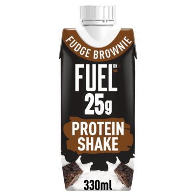FUEL10K Fudge Brownie 25g High Protein Breakfast Shake Drink