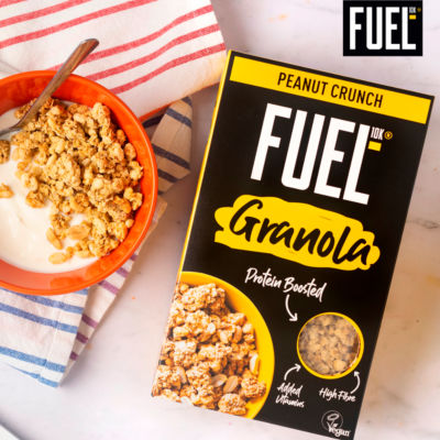 Peanut Crunch Protein Granola Breakfast Cereal 400g thumbnail 4