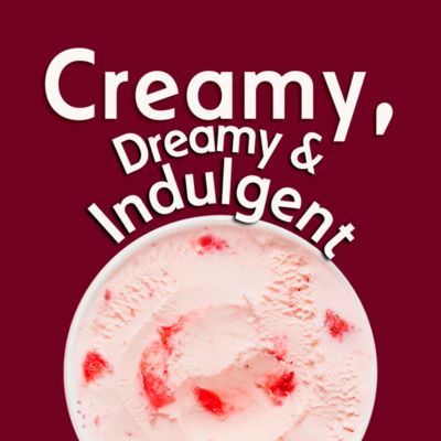 Strawberries & Cream Ice Cream 400g thumbnail 4