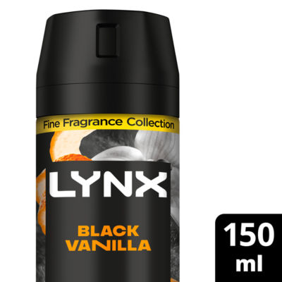 Lynx Fine Fragrance Collection Premium Deodorant Bodyspray Black Vanilla