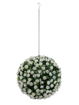 White Rose Ball 28cm thumbnail 2