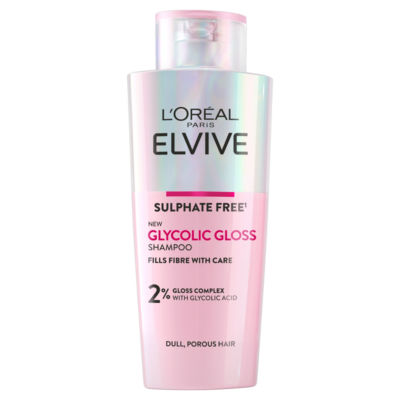 L’Oréal Paris Elvive Glycolic Gloss Sulphate Free Shampoo for Dull Hair 200ml thumbnail 2