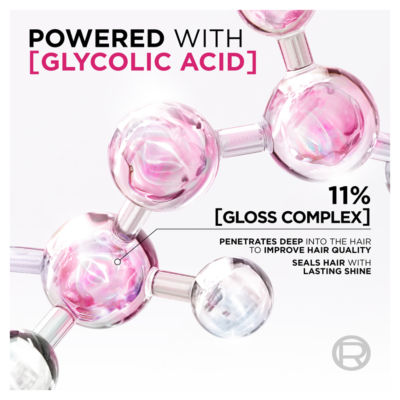 L'Oreal Paris Elvive Glycolic Gloss Conditioner, With Glycolic Acid, Ideal for Dull Hair, 150ml thumbnail 4
