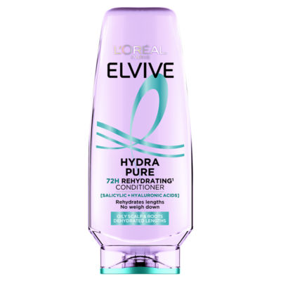 L’Oréal Paris Elvive Hydra Pure 72H Rehydrating Conditioner, 400ml thumbnail 2