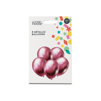 Pink Metallic Balloons thumbnail 2