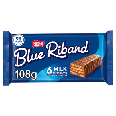 Blue Riband Milk Chocolate Biscuit Bars Multipack