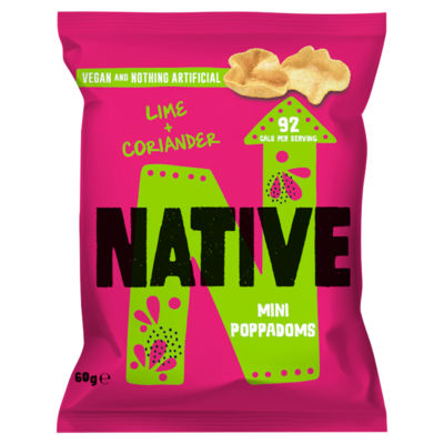 Mini Poppadoms Lime + Coriander 60g thumbnail 2