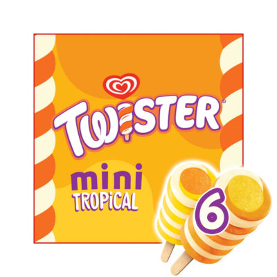 Twister Mini Tropical Ice Cream Lollies 6 x 50ml