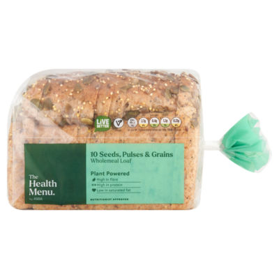 The Health Menu 10 Seeds, Pulses & Grains Wholemeal Loaf 470g thumbnail 2
