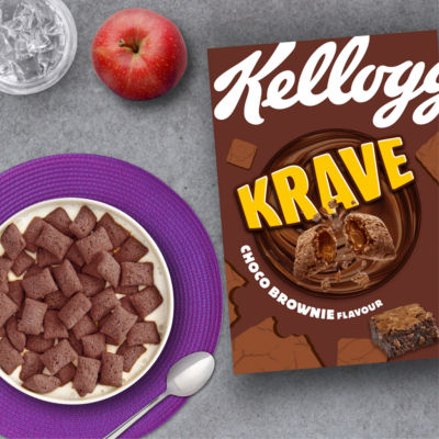 Krave Choco Brownie Breakfast Cereal 375g thumbnail 4