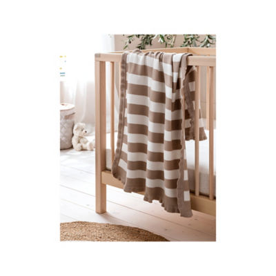 Natural Brown Knitted Cotton Shawl