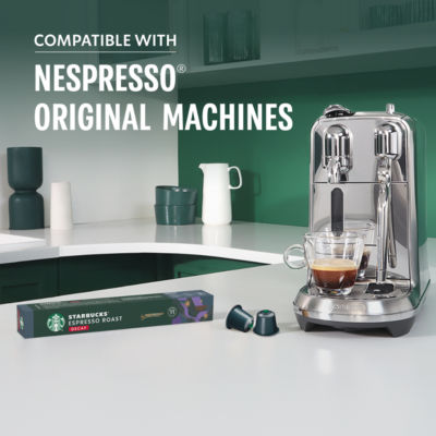 ® by Nespresso® Decaf Dark Espresso Roast Coffee Pods  X10 thumbnail 3