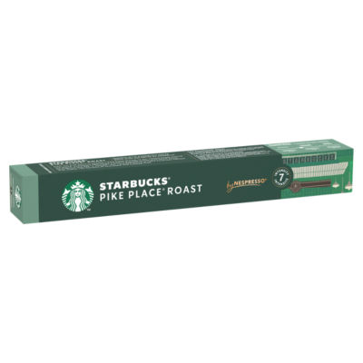 STARBUCKS PIKE PLACE Roast by NESPRESSO, Medium Roast Coffee, 53g box of 10 thumbnail 3