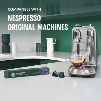 ® by Nespresso® Dark Espresso Roast Coffee Capsules X10 thumbnail 3