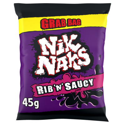 Rib 'N' Saucy Grab Bag Crisps 45g thumbnail 2