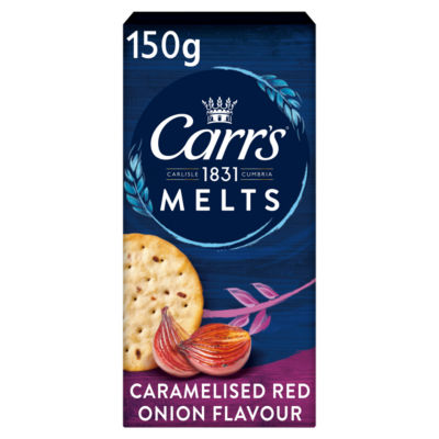 Melts Caramelised Red Onion Crackers 150g