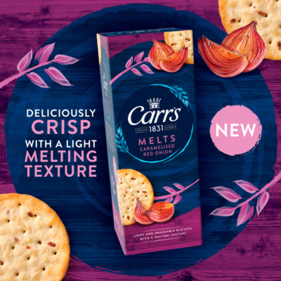 Melts Caramelised Red Onion Crackers 150g thumbnail 3