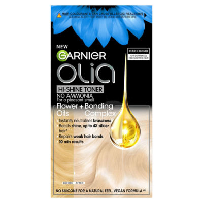 Olia 10.02 Pearly Toner: Hi-Shine, Neutralises Brassy Tones, for luminous, pearly blonde thumbnail 2