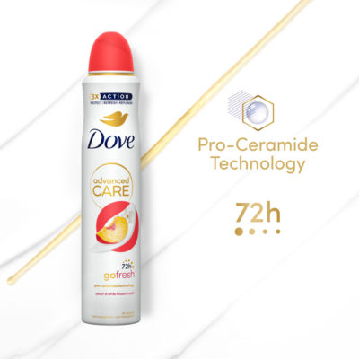 Advanced Care Go Fresh Peach & White Blossom Scent Anti-Perspirant Aerosol 200 ml thumbnail 4