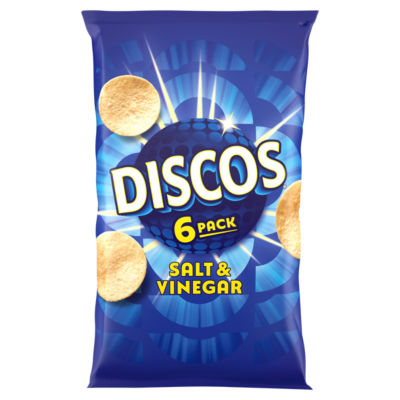 Salt & Vinegar Multipack Crisps 6 Pack
