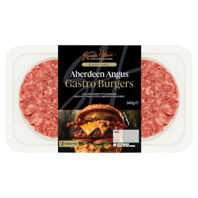 The Scottish Butcher Black Label Gastro Burgers 340g thumbnail 2