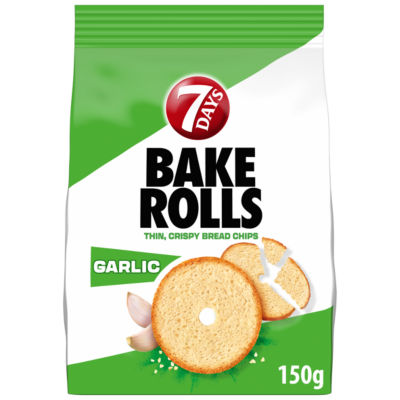 7 Days Bake Rolls Garlic 150g thumbnail 2