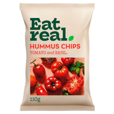 Tomato & Basil Hummus Chips Sharing 110g thumbnail 2