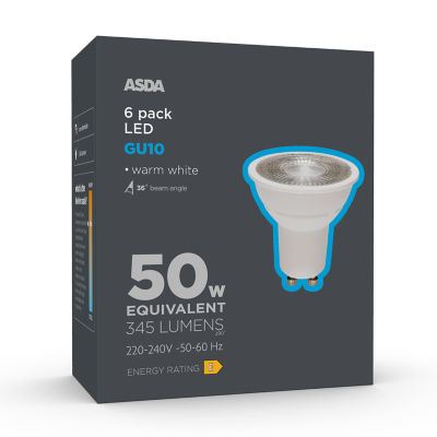 LED GU10 Warm White Lightbulb thumbnail 2