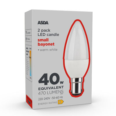 Led Candle 470L Wh Coa B15 15H 27K Non 2P thumbnail 2