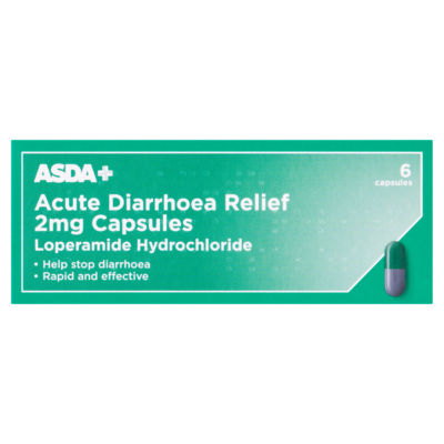 6 Acute Diarrhoea Relief 2mg Capsules thumbnail 2