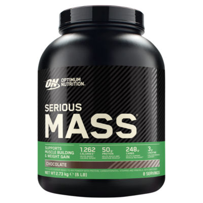 Serious Mass Protein Powder, Chocolate Flavour, 8 servings, 2.73kg thumbnail 2