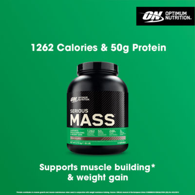 Serious Mass Protein Powder, Chocolate Flavour, 8 servings, 2.73kg thumbnail 3
