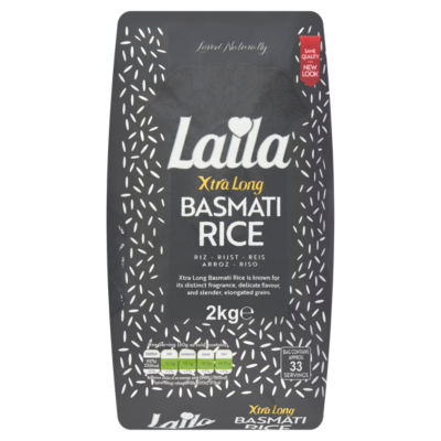 Laila Xtra Long Basmati Rice 2kg