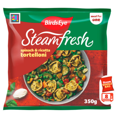 Steamfresh Spinach & Ricotta Tortelloni for 1 350g thumbnail 2