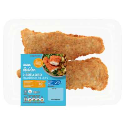 Golden 2 Breaded Haddock Fillets 300g thumbnail 2