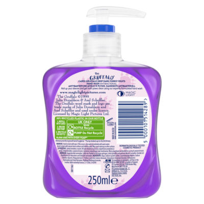 Gruffalo Deep Dark Forest Fruits Antibacterial Hand Wash 250ml thumbnail 3