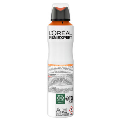 L'Oréal Men Expert  Hydra Energetic Extreme Sport 72H Anti-Perspirant Deodorant 250ml thumbnail 4