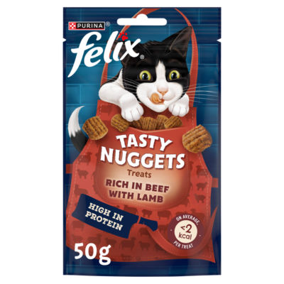 Tasty Nuggets Beef & Lamb Cat Treats 50g thumbnail 2
