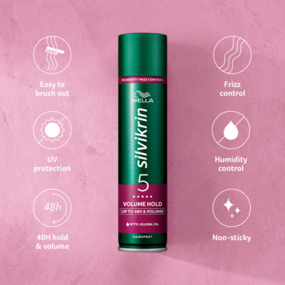 Silvikrin Volume Hold Hairspray 400ml thumbnail 3