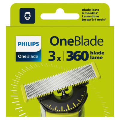 OneBlade 360 Replacement Blades for Face, 3 Pack - QP430/50 thumbnail 2