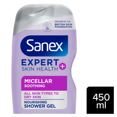 Expert Skin Health+ Micellar Soothing Shower Gel 450ml thumbnail 2