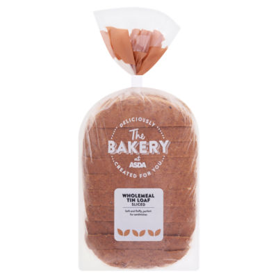 The Bakery Sliced Wholemeal Tin Loaf 400g thumbnail 2