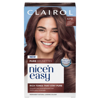 Nice'n Easy Pure Brunettes 6PB Light Hazelnut Brown thumbnail 2