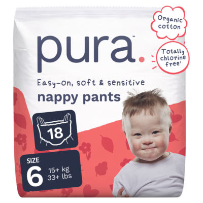 easy-on soft and sensitive nappy pants. Size 6, 18 nappy pants thumbnail 2