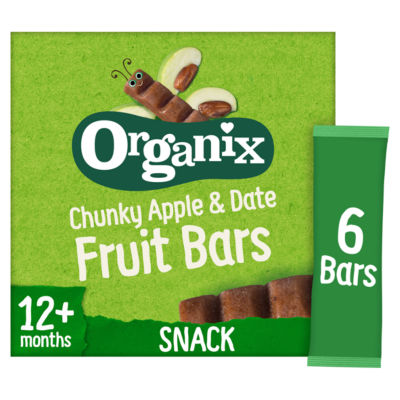 Apple & Date Fruit Bars Toddler Snacks Multipack 6x17g 12 months+ thumbnail 2