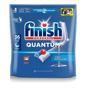 Quantum All In One Dishwasher Tablets  Fresh - 36 Tabs thumbnail 2